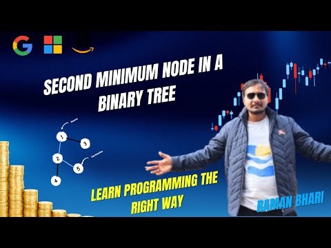 Second Minimum Node in a Binary Tree | LeetCode Explained | DFS + Tree Properties | Interview Prep