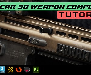 ArtStation - Ultimate 3D Game Ready Weapon Tutorial - SCAR | Tutorials