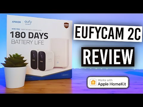 EufyCam 2C Review - BEST HomeKit Wire-Free 1080p Camera with 6 Months Battery Life!
