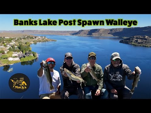 Banks Lake Post Spawn Walleye Fishing