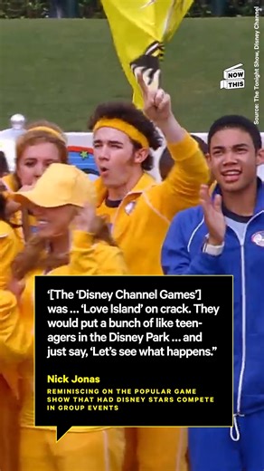 36K views · 31 reactions | Is our childhood ruined, or did we all expect this? It looks like the 'Disney Channel Games' didn't stop just because the cameras stopped rolling. While appearing on 'The Tonight Show Starring Jimmy Fallon,' Nick Jonas revealed that the fun, competitive show children grew up watching was actually ''Love Island' on crack.' If that’s the case, which 'islanders’ do you think won? | NowThis | Facebook
