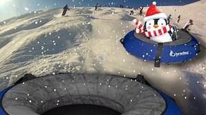 Winter Snow Tube Activity * Video Backgrounds * WH questions * choice making