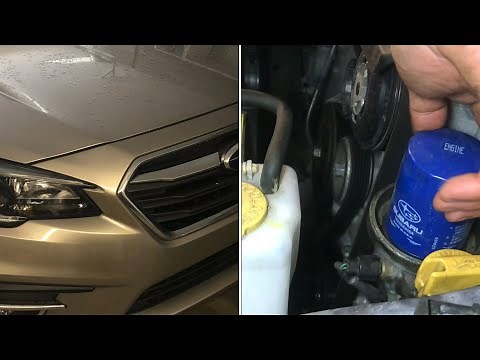 OIL CHANGE 2017 18 19 subaru legacy