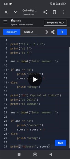 #python #onlinequizsystem #programming #studentproject #learning | Nancy C