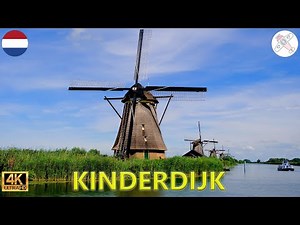 THE WINDMILLS OF KINDERDIJK │NETHERLANDS. Tour of Kinderdijk, a UNESCO World Heritage site. [4K]