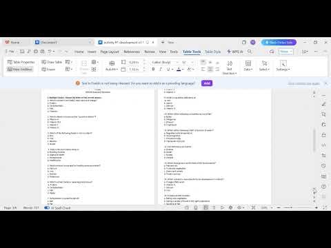 Making TABLE OF SPECIFICATIONS w/ Test Questionnaire