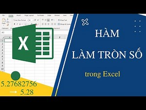 Cách sử dụng hàm làm tròn số Round, RoundUp, RoundDown trong Excel - Tin học văn phòng