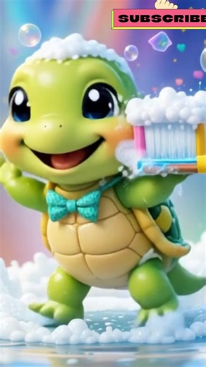 11K views · 133 reactions | Dancing Turtle Gets a Silly Bath! | Funny Baby Turtle Cleaning Song for Kids | TikTik Kids | Facebook