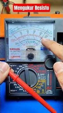 Cara Mengukur Resistor Menggunakan Multimeter Analog