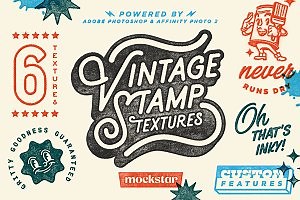 Vintage Stamp Texture Effects, a Layer Style Add-On by mockstar