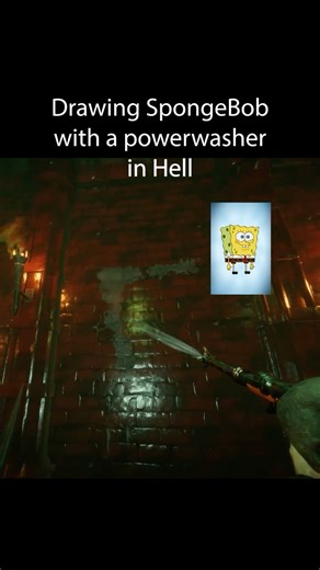 Another day doodling SpongeBob in Infernal Cleaner