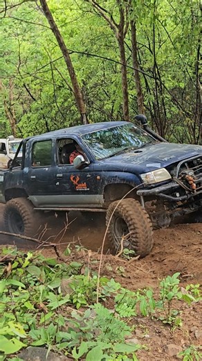 Toyota Hilux Tiger D4D 4WD Flooring It Up the Mountain #4wd #offroad #4x4 #shorts #shortvideo #Gr...