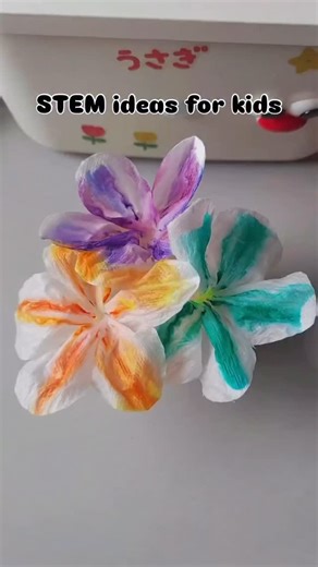 Ciencia divertida para niñas y niños 🇦🇷 on Instagram: "Estas flores mágicas son pura ciencia … Por el fenómeno de capilaridad el papel tisú absorbe agua y al llegar a las marcas de fibra descompone el color secundario en los primarios que lo componen ( cromatografía ) Repost @molly_____teacher #experimentaconespaciodidactico #cienciaparatodos #experimentosparaniños"