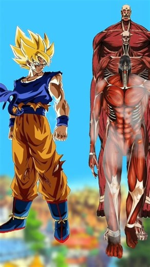 Goku vs Bertholdt Armin Eren