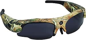 Hunters Specialties i-KAM XTREME HD Video Eyewear, Realtree Camo HD Hidden Camera Hunting Glasses Video Recorder Mini DV Camcorder Support Photo Taking