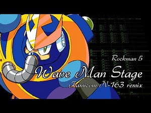 [Mega Man 5] Wave Man Stage (Famicom N-163 remix)