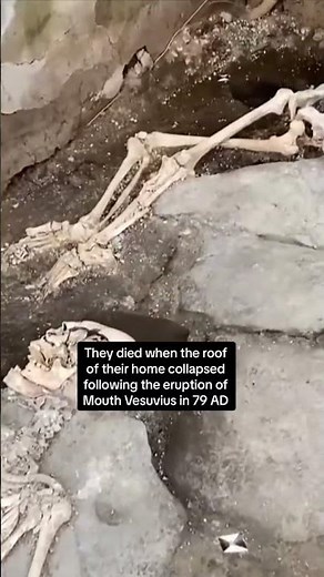 Skeletons from 79 AD discovered in Pompeii