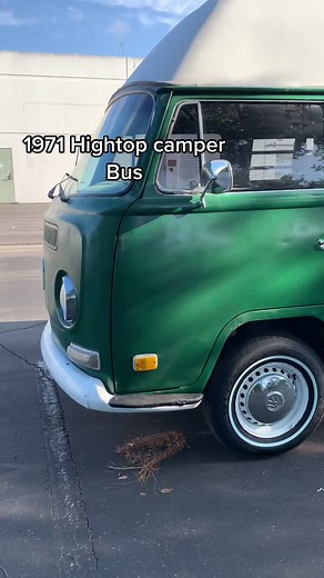 Great running Project Bus .1971 Hightop camper Bus, tag a friend #vanlife #Vwbus