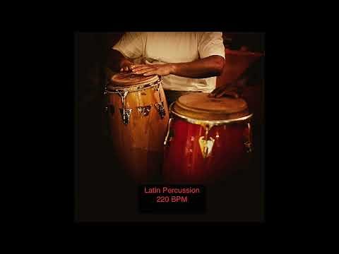 Backing Track Latin Percussion Loop 220 BPM