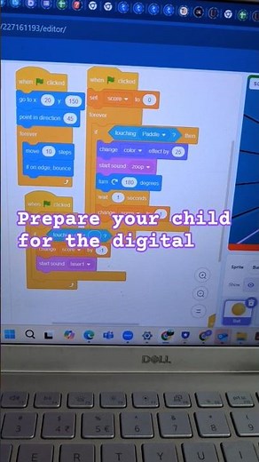 Make a ping pong in #scratch #coding #scratchtutorial #gameprogrammingtutorial