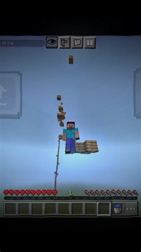 Minecraft Parkour + MLG #shorts #Minecraft #parkour #mlg