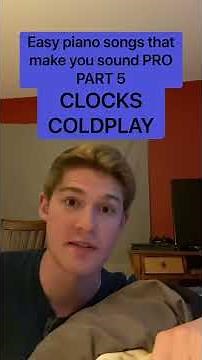 How to Play Clocks by Coldplay in 29 seconds - Piano Tutorial