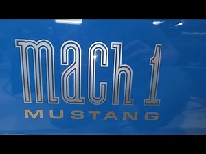 1971 Mach 1 Mustang stripe installation ‪@TerryMitchell84‬