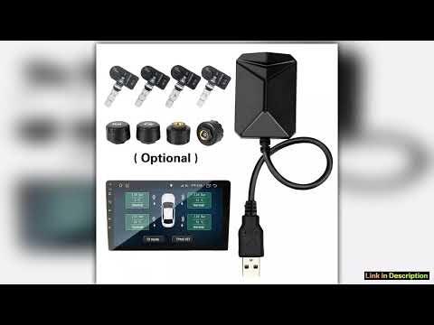 Android Navigation TPMS With 4 Sensors Alarm System USB Android Car TPMS Wireless Transmission