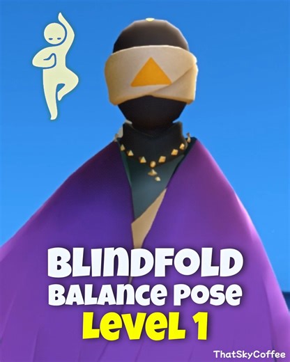 10K views · 294 reactions | The Ascetic Monk ( Traveling Spirit ) is a Seasonal Spirit from the Season of Moments who offers the Blindfold Balance Pose Expression. #thatskygame #skychildrenofthelight #skychildrenofthelight | ThatSkyCoffee | Facebook