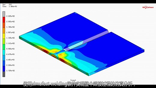 Simufact welding软件实现整个焊接过程的仿真分析