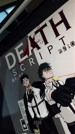 I renamed my manga from HALO to DEATH SCRIPT…🔥 #manga #mangacreator #writing