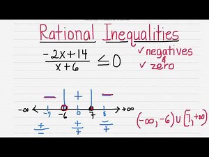 Rational Inequalities