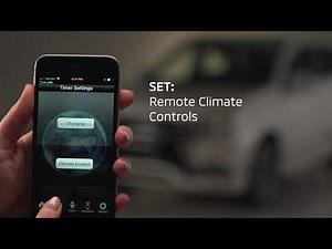 MITSUBISHI OUTLANDER PHEV EV APP: How to set Climate times