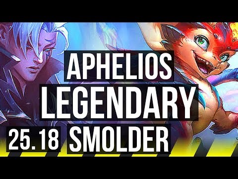 APHELIOS & Maokai vs SMOLDER & Leona (ADC) | Legendary | KR Diamond | 25.18