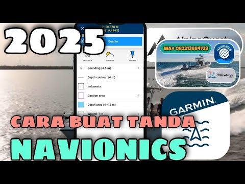 Cara Buat Tanda Marker Di Aplikasi Navionics Boating HD