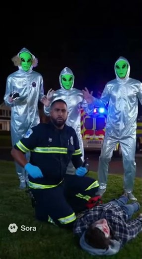 EMT Freaks Out During Alien Abduction Prank on the Job (Gone Too Far)