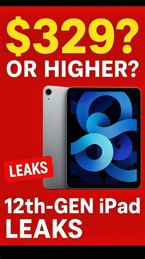 "iPad 12 Design Leaked!"😱✨ #appleleaks #usatech
