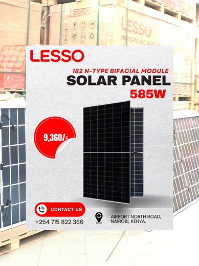 welcome😍#LessoSolar #BifacialPanels #solarpanels