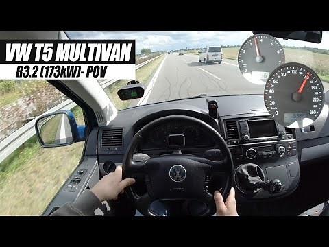 VW T5 V6 R32 4MOTION (173kW) | POV Test Drive
