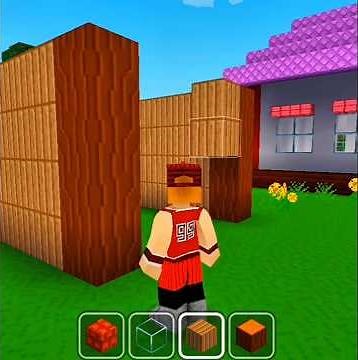 Mini House 🏡 Easy to Make it 🥰😚 Block Craft 3D Game Play Video #blockcraft #minecraft