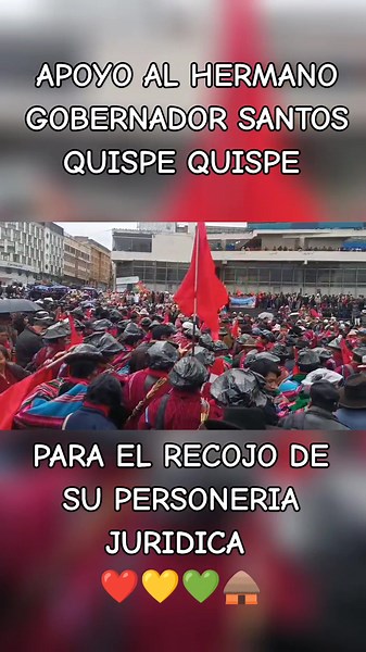 UN APOYO AL HERMANO SANTOS QUISPE QUISPE EN RECOJO DE SU PERSONERIA JURIDICA ❤️💛💚🛖 UN JALLALLA HERMANO SANTOS QUISPE!!! #la_paz_bolivia🇧🇴 #santosquispe #copacabana #lyrics #fyp #paratiiiiiiiiiiiiiiiiiiiiiiiiiiiiiii #bolivia🇧🇴 #2025