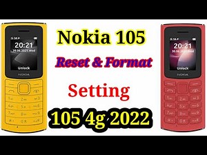Nokia 105 4G 2021 Reset and format Setting]Make Mobile setting