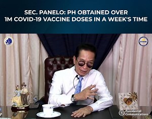 PANOORIN: Pinabulaanan ni Office of the Chief Presidential Legal Counsel Secretary Salvador Panelo ang mga naging pahayag ng mga kritiko laban sa plano ng pamahalaan kaugnay sa malawakang pagbabakuna kontra COVID-19, dahil sa loob lamang ng isang linggo ay nakatanggap na ang ating bansa ng higit sa isang milyong vials ng mga bakuna. #Counterpoint #WeRiseAsOne | Presidential Communications Office
