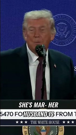 Trump Praises Senator Katie Britt's Husband's Size! #shorts