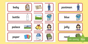 Word Cards to Support Teaching on The Jolly Postman