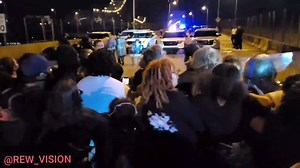 Video shows New Orleans police clash with protesters before using tear gas