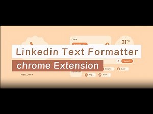 Linkedin Text Formatter | Chrome Extention