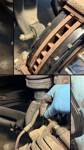 2003 Chevy Trailblazer front brake pads replacement.