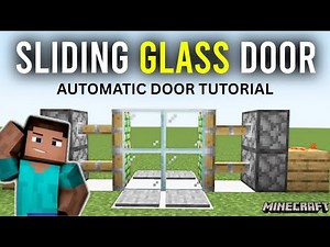 Automatic Door making Tutorial Minecraft – Simple & Smart Redstone Trick