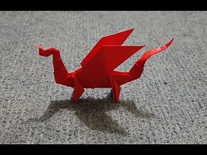 ORIGAMI - Hướng dẫn cách Gấp Con Rồng Lửa Igneel Cực Dễ - Teach Dragon